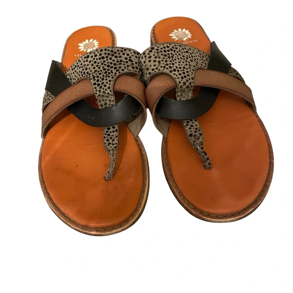 YellowBox Cheetah Print Sandals- 9 - Picture 1 of 3
